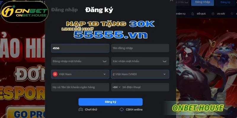 Điền đầy đủ thông tin cơ bản để tài khoản được thiết lập chuẩn